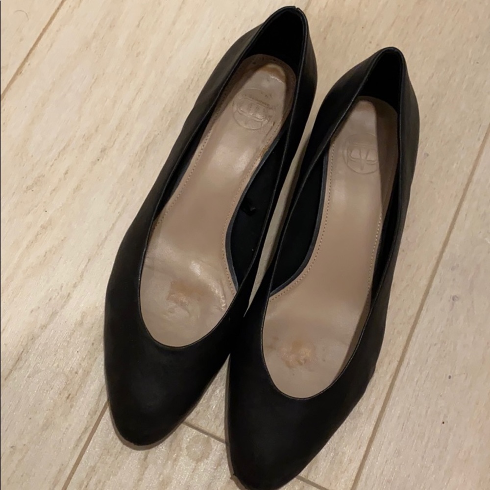 Massimo Dutti black court ballet flats sz 39 - Picture 7 of 14